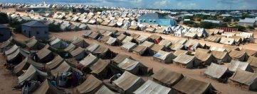Refugee camp in mogadisgu